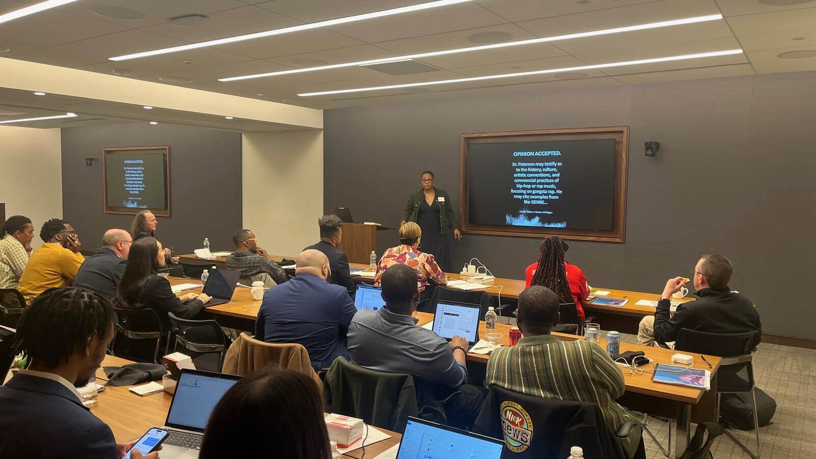 Attorney Brandi Harden Instructing Rap Scholars About Cross-Examination